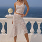 Ava Midi Skirt - White