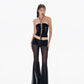 Gathered Heart Top - Black
