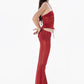 Gathered Heart Top - Red