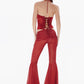 Gathered Heart Top - Red