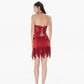 Gathered Heart Top - Red