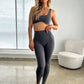 Bow and Arrow Ari Contour Crop Charcoal