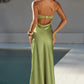 CELESTE STRAPLESS MAXI DRESS - OLIVE