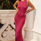 Danielle Knit Maxi Dress - Plum