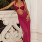 Danielle Knit Maxi Dress - Plum