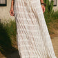 SUSANNA RUFFLE TEXTURED MAXI SKIRT - IVORY