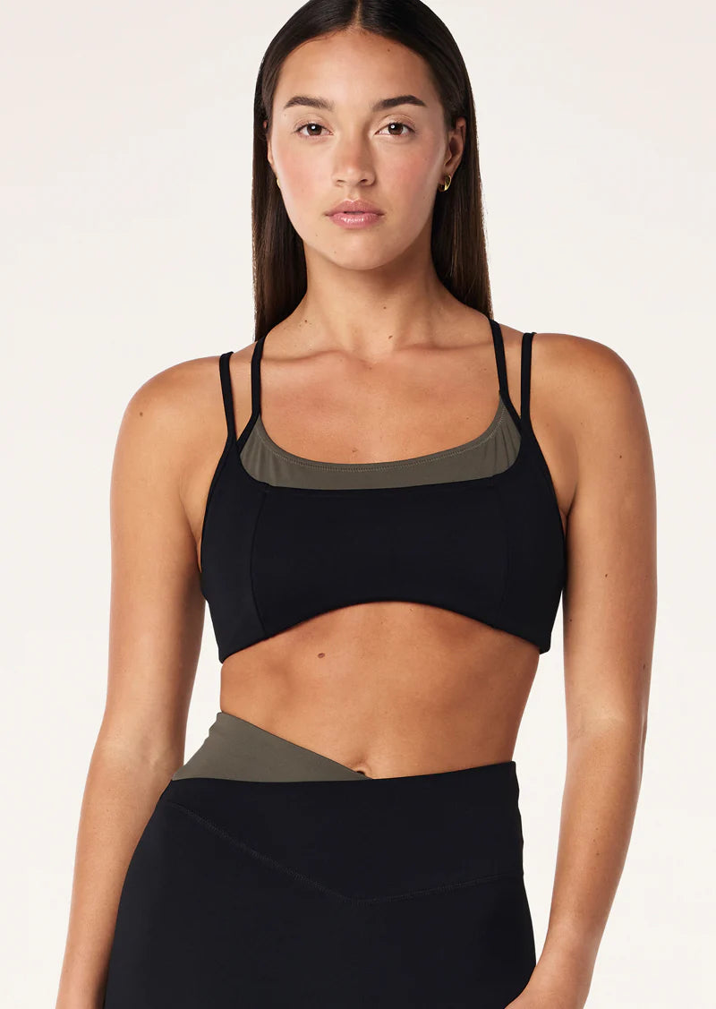 Distortion Sports Bra - Black