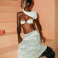 Maya Lace Skirt - White