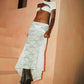 Maya Lace Skirt - White
