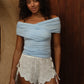 Skyla Multi-Style Top - Blue