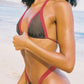 Jayde Triangle: Red/Brown