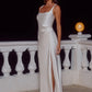 ESME HIGH SPLIT MAXI DRESS - PEARL