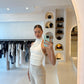 white top noosa bow and arrow