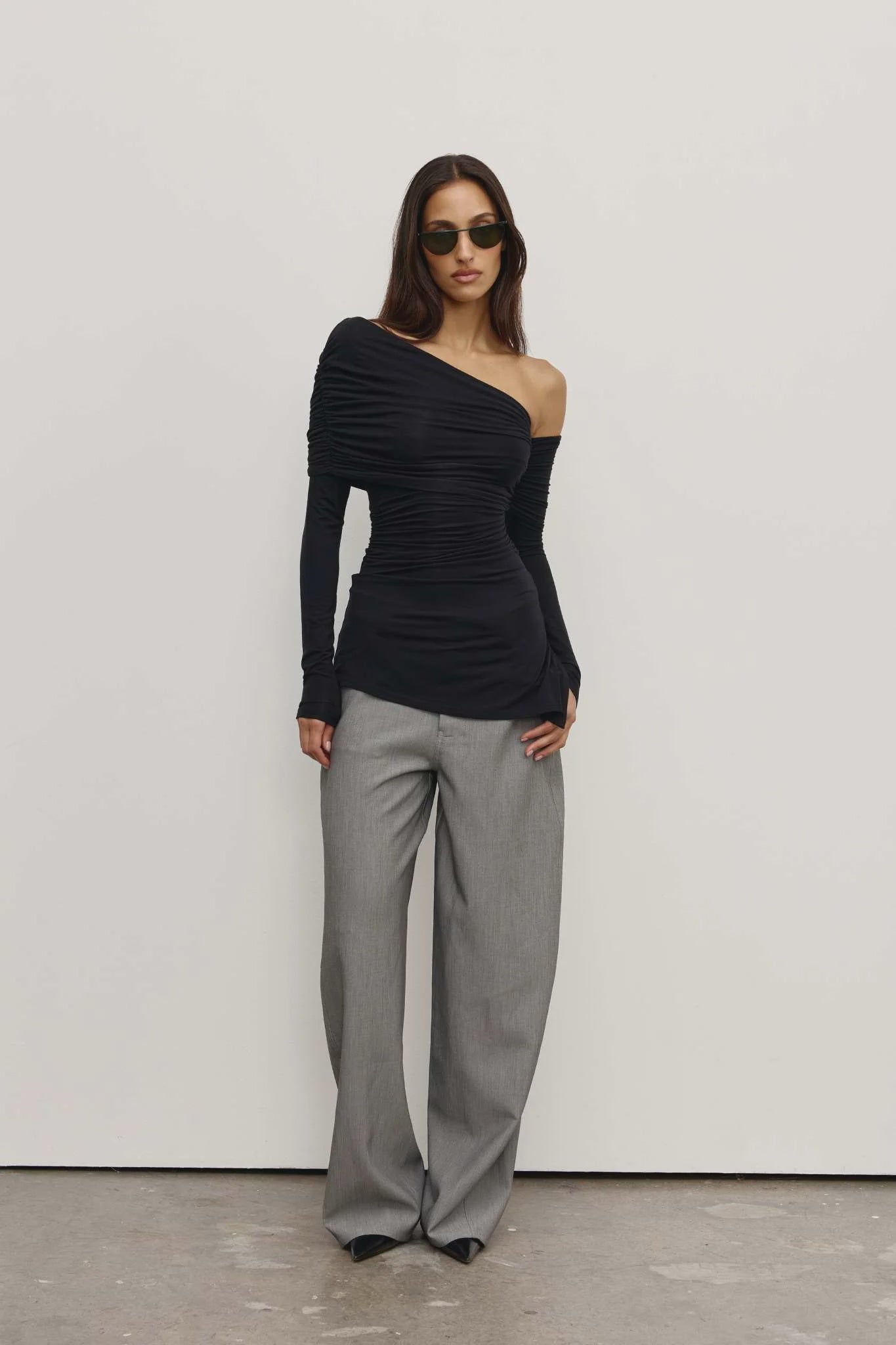 FRANCA TOP - BLACK