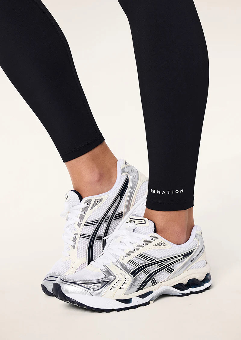 Vita Full Length Legging - Black/Optic White