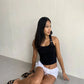 Esperanza Buckle Tank Top - Black
