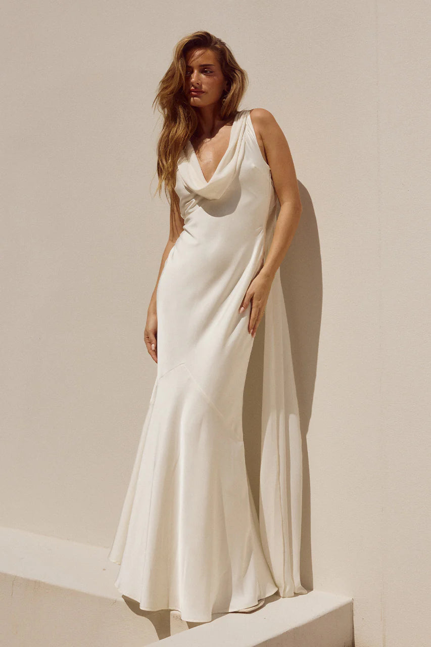 GABRIELLA MAXI DRESS - IVORY