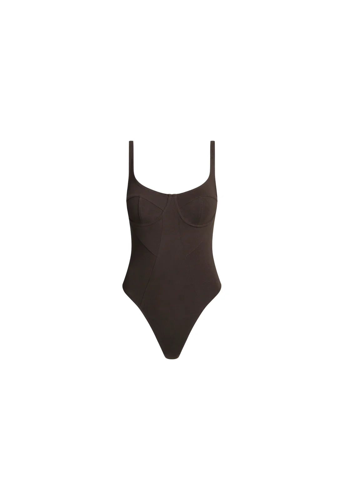 Je Taime Bodysuit - Chocolate