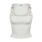 Enperanza Buckle Top - Ivory