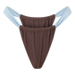 Zali Bottoms-  Blue/Brown
