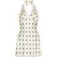 STARS ALIGN MINI DRESS - CREAM POLKA