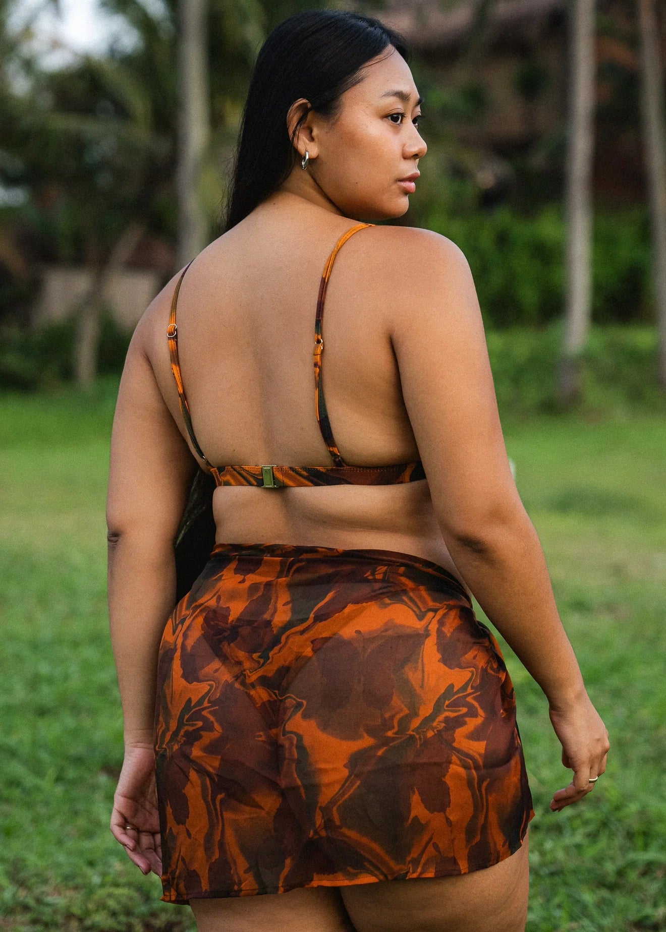 Mini Sarong Wrap Silk - Hawaii