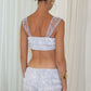 Blue Lace Top