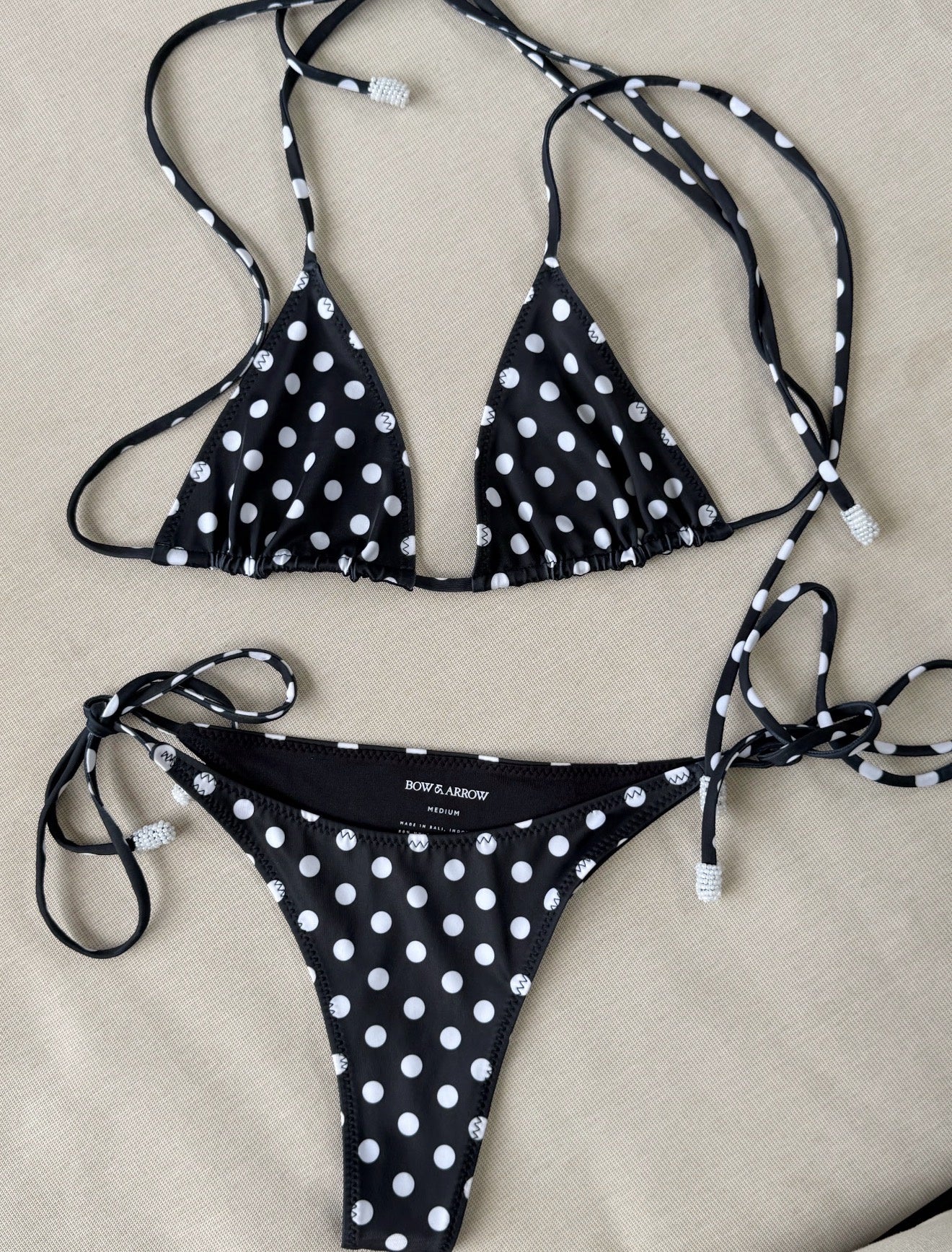 Isla Triangle Top - Onyx