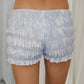 Blue Textured Short