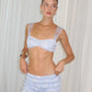 Blue Textured Short