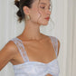 Blue Lace Top