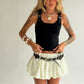 Dana Bubble Skirt - White