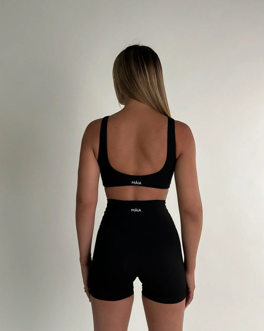Ari Contour Crop - Onyx