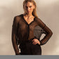 Devin Silk black shirt
