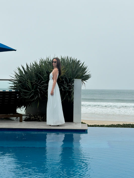 Aster Maxi Dress - White