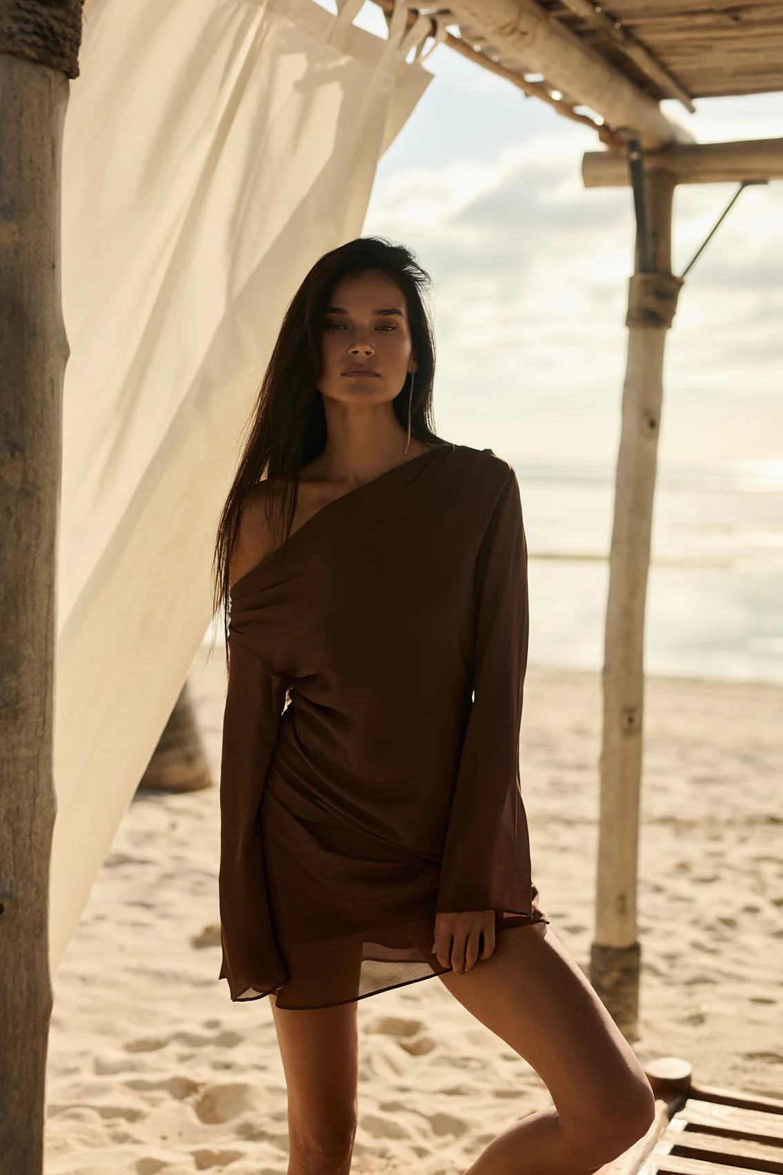 Chloe Mini Skirt - Mocha