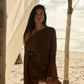 Chloe Off Shoulder Top - Mocha