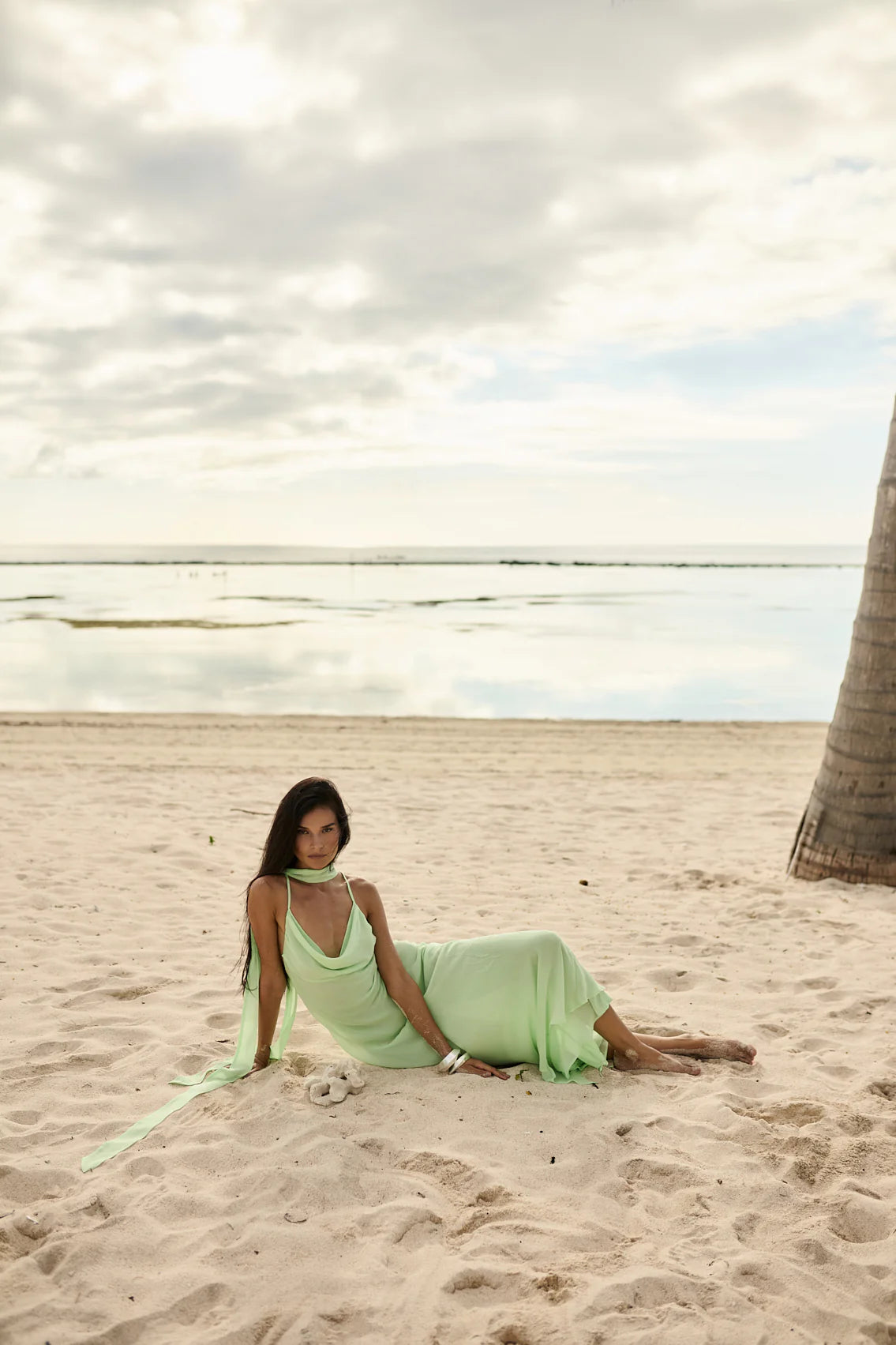 Stella Maxi Dress - Patina Green