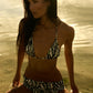 Coco Triangle Top - Zebra