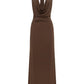 IVY COWL RACERBACK MAXI DRESS - MOCHA