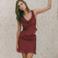 Reina Reversible Top - Merlot
