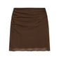 Chloe Mini Skirt - Mocha