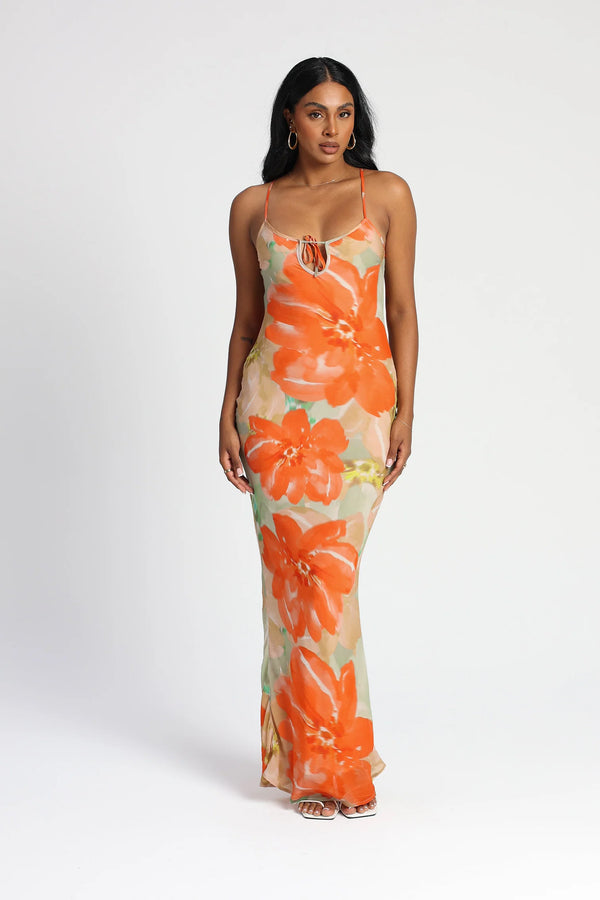 Billie Maxi Dress - Cypress Floral