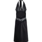 SOLANA MIDI DRESS - ONYX