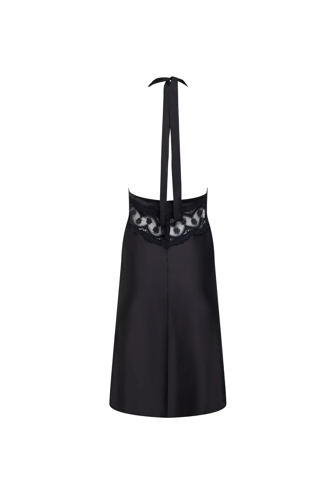 SOLANA MIDI DRESS - ONYX