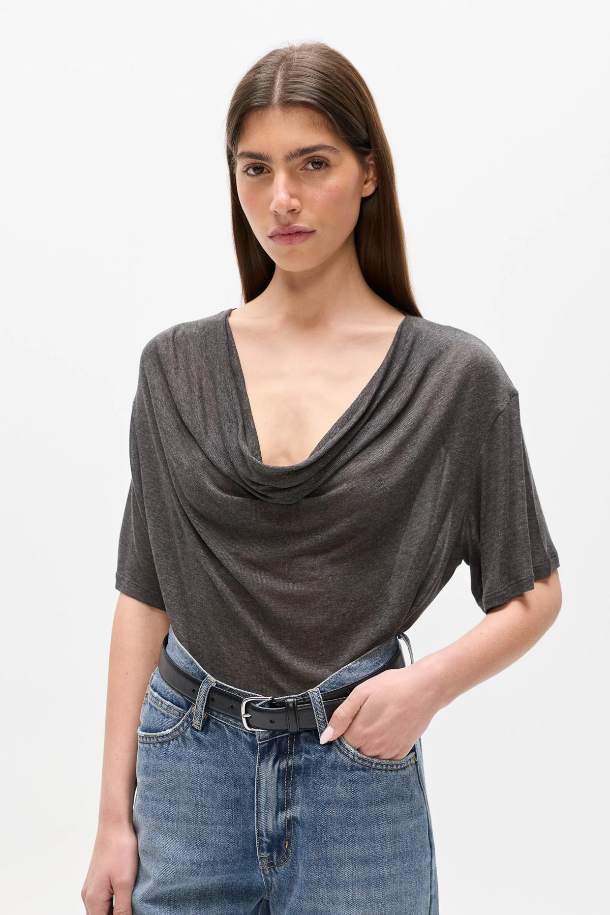 Judith Top - Marle Grey