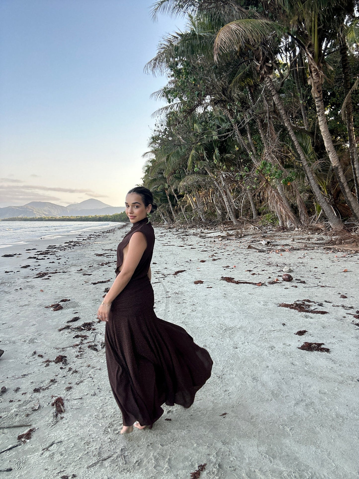 Chocolate Larissa gown