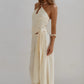 YARA ELASTICATED WIDE LEG PANT - BUTTER