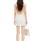STARS ALIGN MINI DRESS - CREAM POLKA