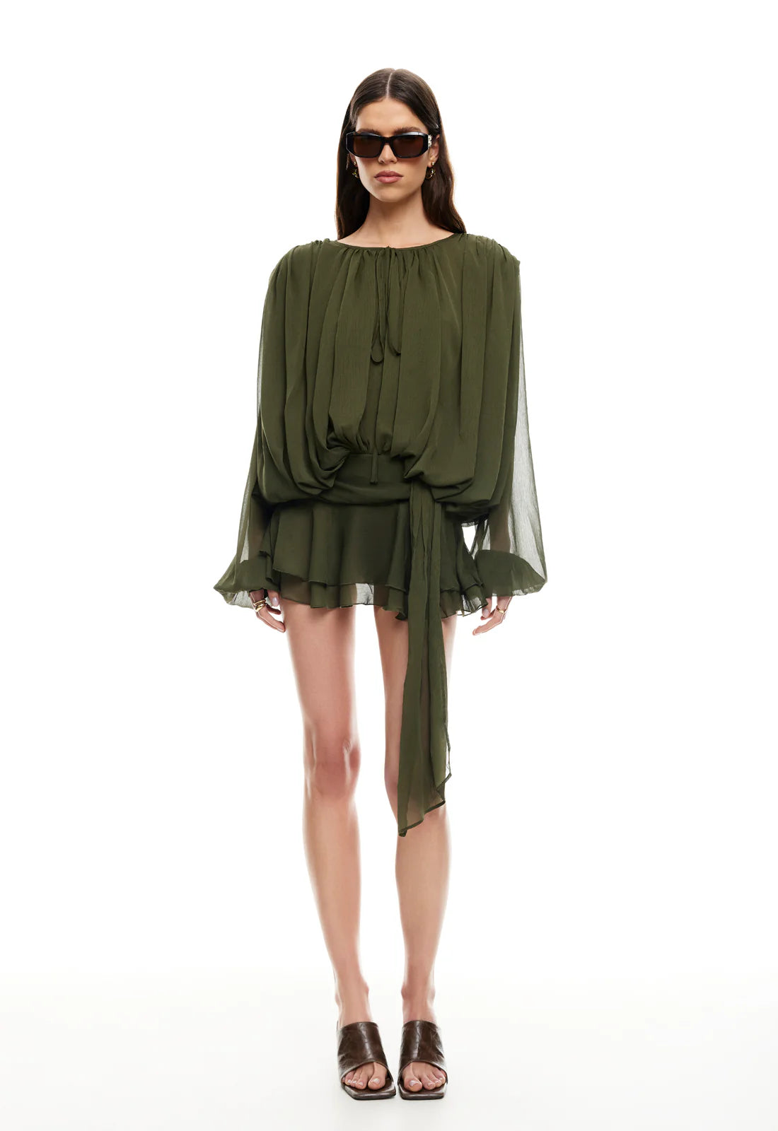 ELEMENTS MINI DRESS - SAFARI